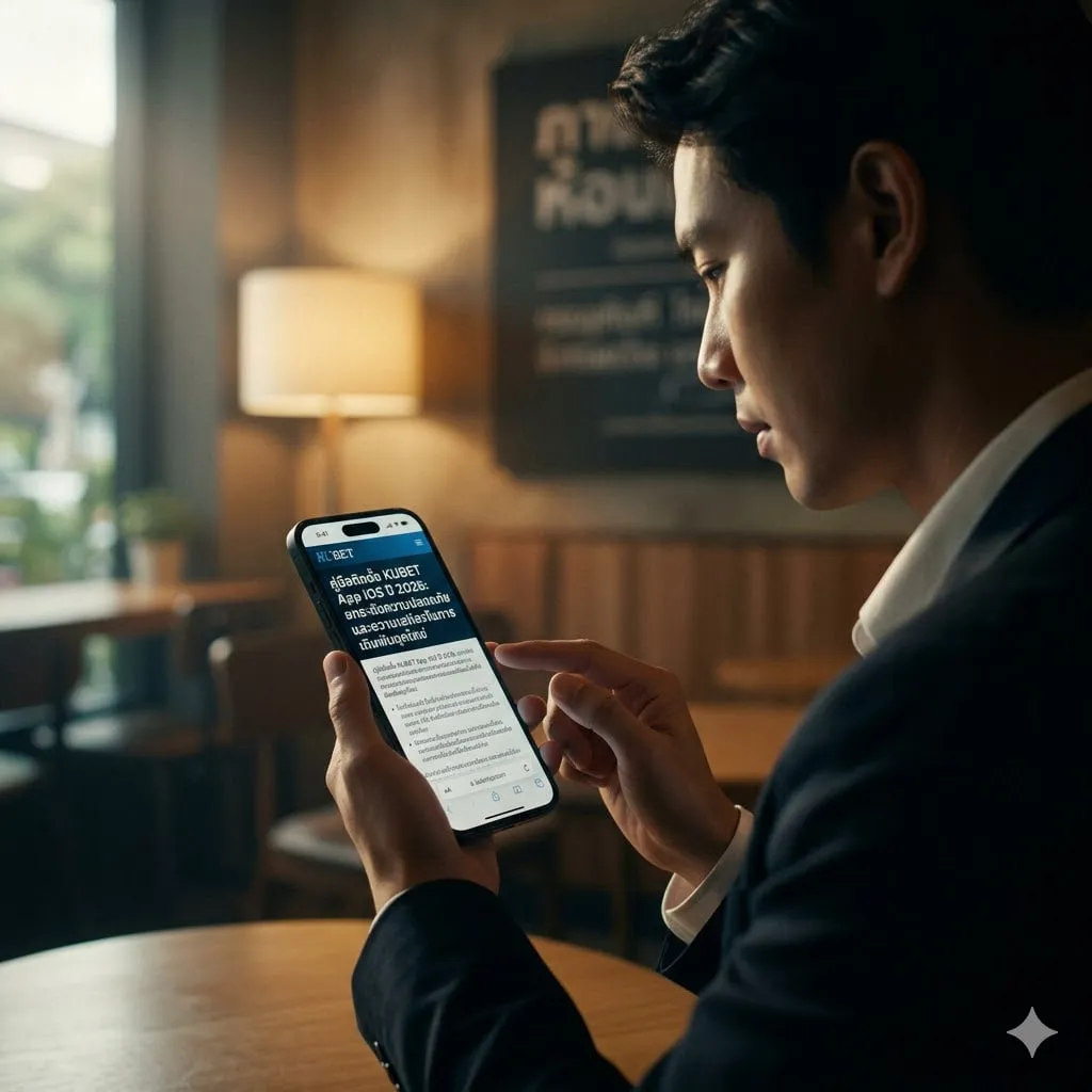คู่มือติดตั้ง KUBET App iOS ปี 2026: ยกระดับความปลอดภัยและความเสถียรในการเดิมพันยุคใหม่